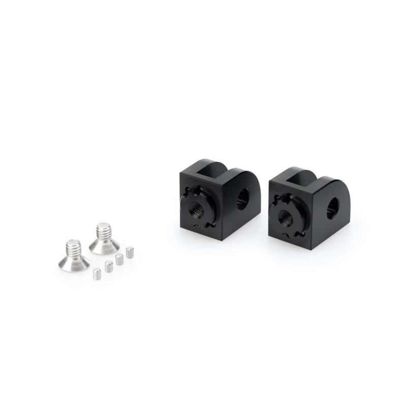 puig adjustable rider pads adapters triumph bonneville bobber 17 25 black