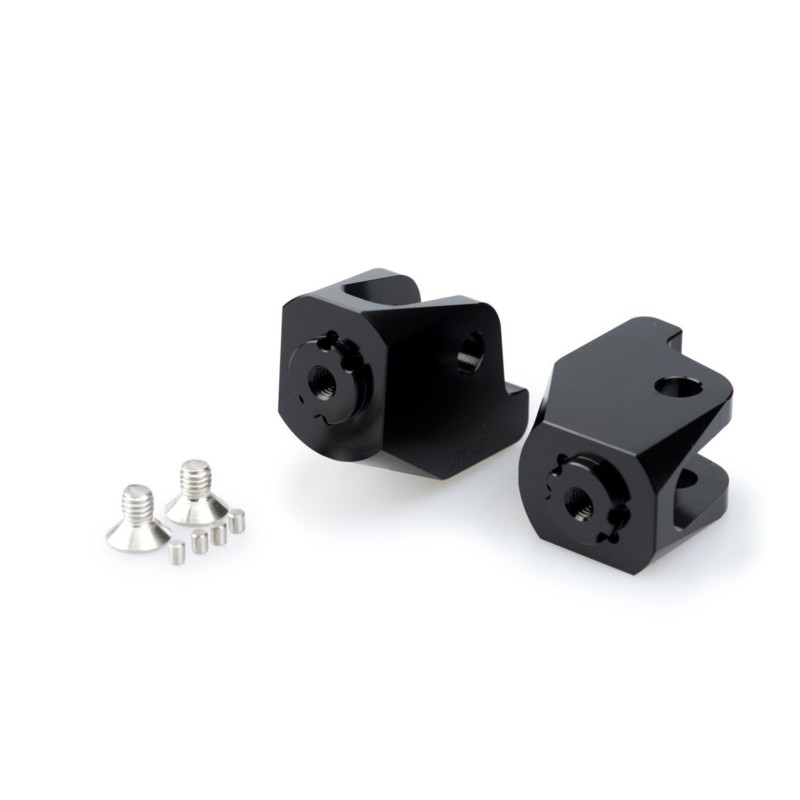 PUIG POGG-ADAPTER FAHRER EINSTELLBAR TRIUMPH STREET SCRAMBLER 17-23 SCHWARZ