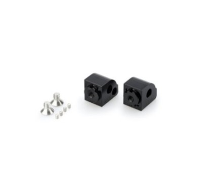 Puig Adapter verstellbare Beifahrerrasten Aprilia Dorsoduro 900 17 20 schwarz