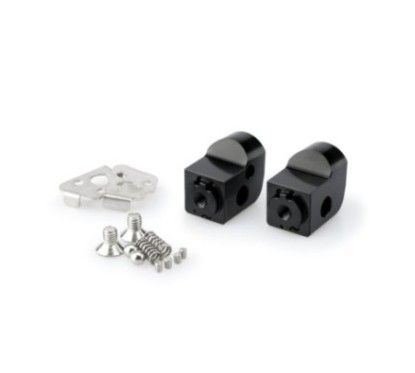puig adjustable passenger footrest adapters for bmw f800 gs 08 17 black