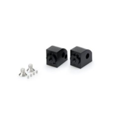 Adaptateurs de repose-pieds passager reglables Puig pour BMW R1200 R 15-18, noir