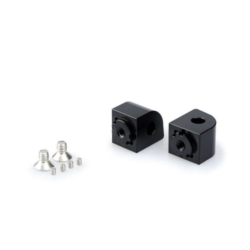 Puig verstellbare Beifahrer-Fussrastenadapter fur Yamaha XJ6 09 16, schwarz