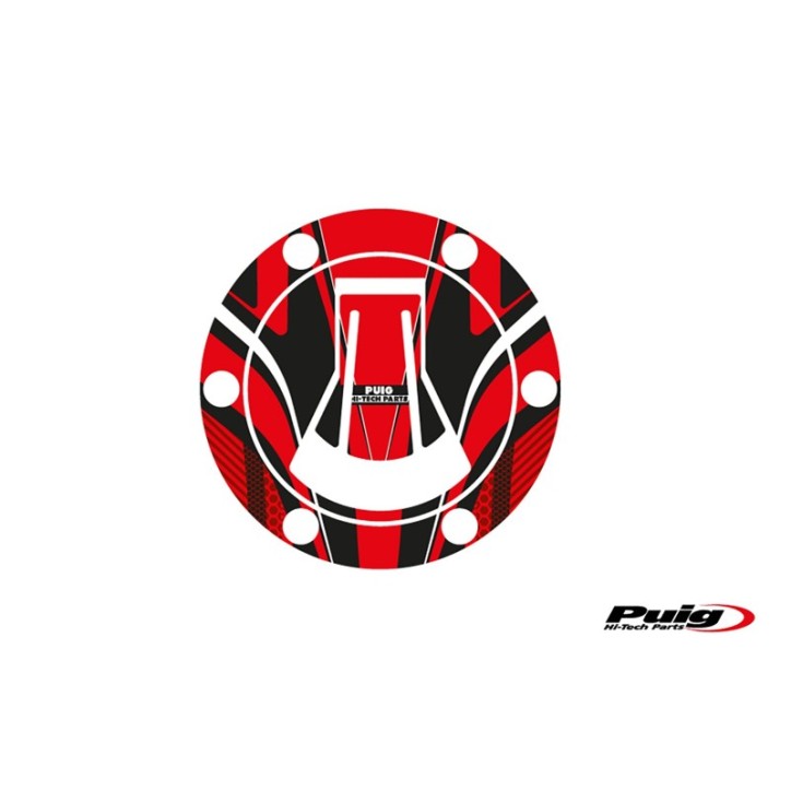 PUIG AUTOCOLLANT DE RESERVOIR RADIKAL APRILIA TUONO 660 21-23 ROUGE