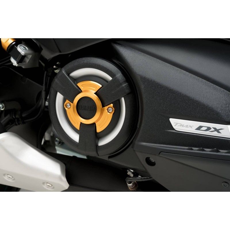 Protector de carter Puig para Yamaha T Max 530 derecha izquierda 17 19 dorado