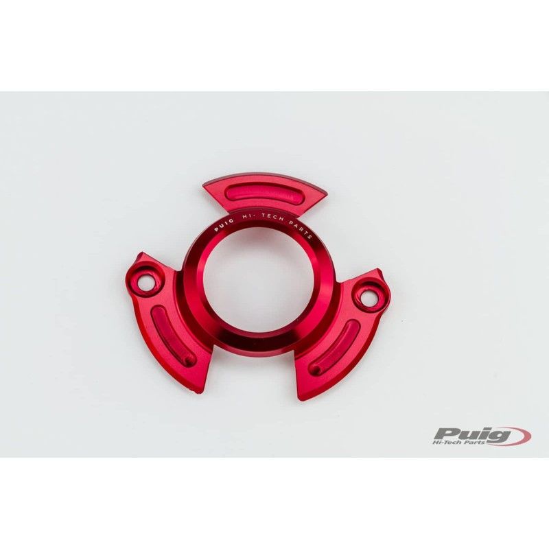 Protector de carter Puig para Yamaha T Max 530 derecha izquierda 17 19 rojo
