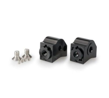 puig verstellbare Beifahrerfussrastenadapter Honda NT1100 22 25 schwarz