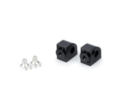 puig adapters adjustable passenger pegs yamaha yzf r7 22 25 black