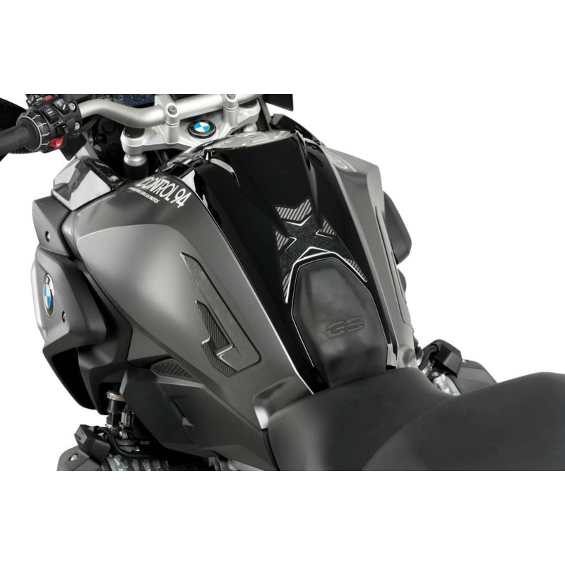 ADHESIVO DEPOSITO PUIG BMW R1250 GS TRIPLE NEGRO 21-23 ASPECTO CARBONO