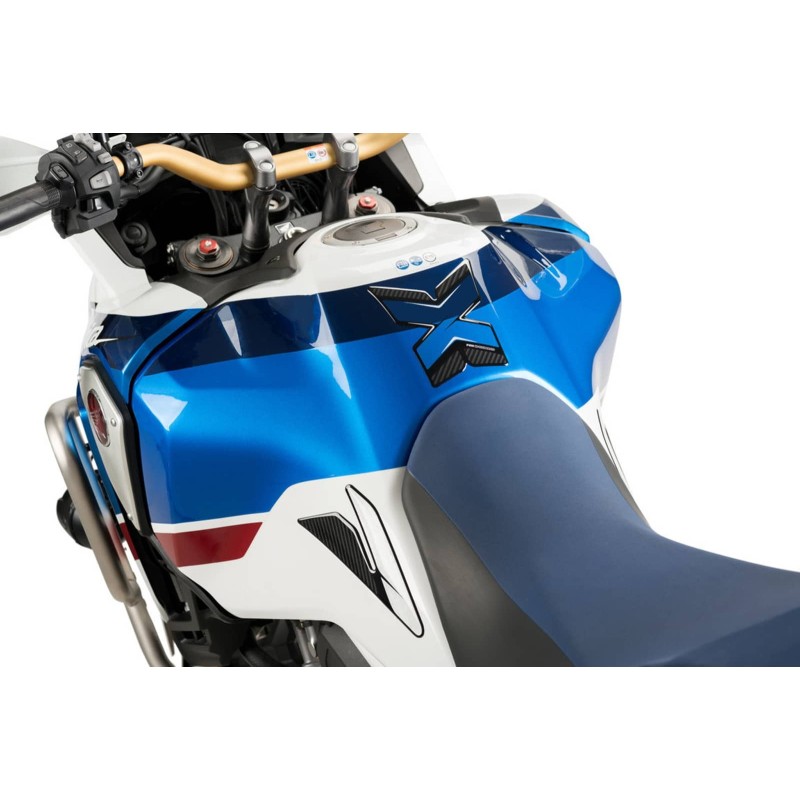 PUIG AUTOCOLLANT DE RESERVOIR HONDA AFRICA TWIN ADVENTURE SPORTS 18-19 CARBON LOOK