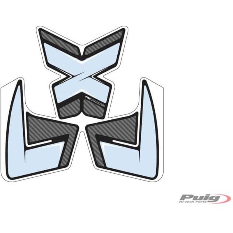 puig tank sticker for kawasaki er 6n 12 16 carbon look