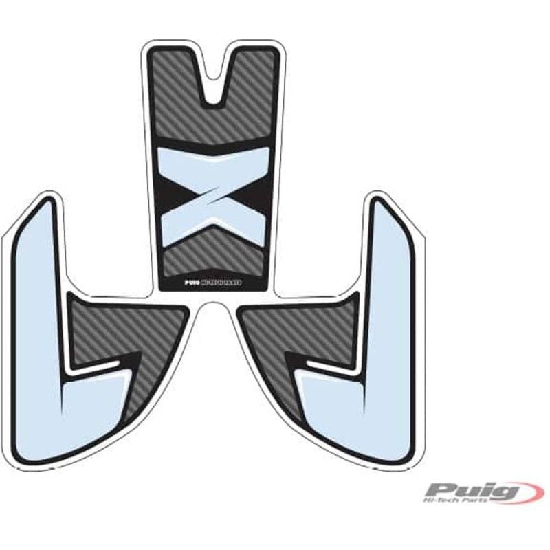 Autocollant de reservoir Puig pour Yamaha XSR900 16-21 aspect carbone