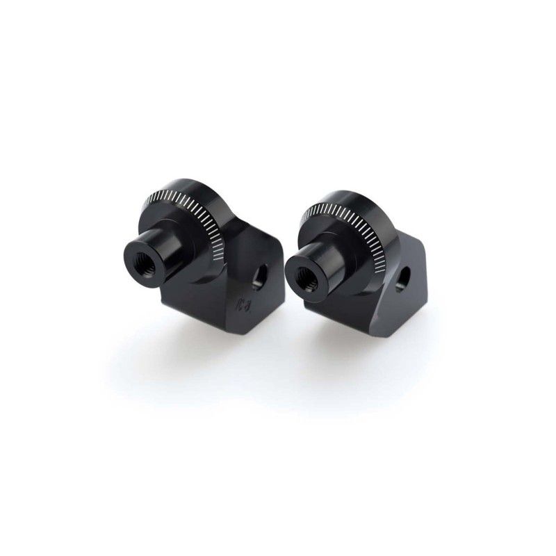 Adaptateurs de repose-pieds fixes Puig pour BMW G650 GS 11-16, noir