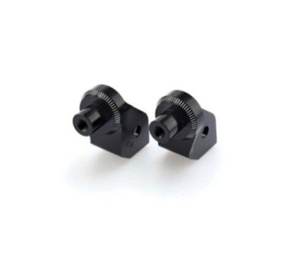 Adaptateurs de repose-pieds fixes Puig pour BMW G650 GS 11-16, noir