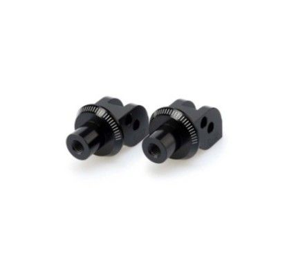 Adaptateurs de repose-pieds passager fixes Puig pour Ducati Scrambler Sixty 2 16-20, noir