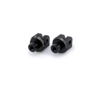 puig fixed rider pegs adapters for honda cbr1000rr sp sp2 fireblade 17 19 black