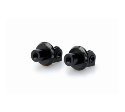 Adaptateurs de repose-pieds fixes Puig pour KTM 1290 R Superduke 2020/24, noir