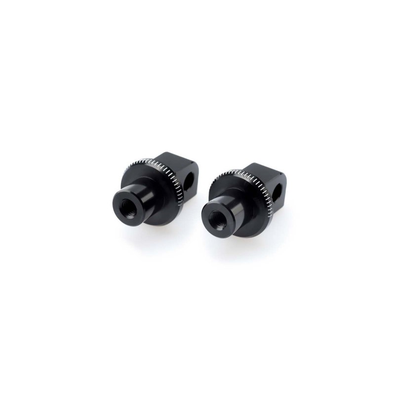 puig fixed passenger pegs adapters for suzuki gsr750 11 16 black