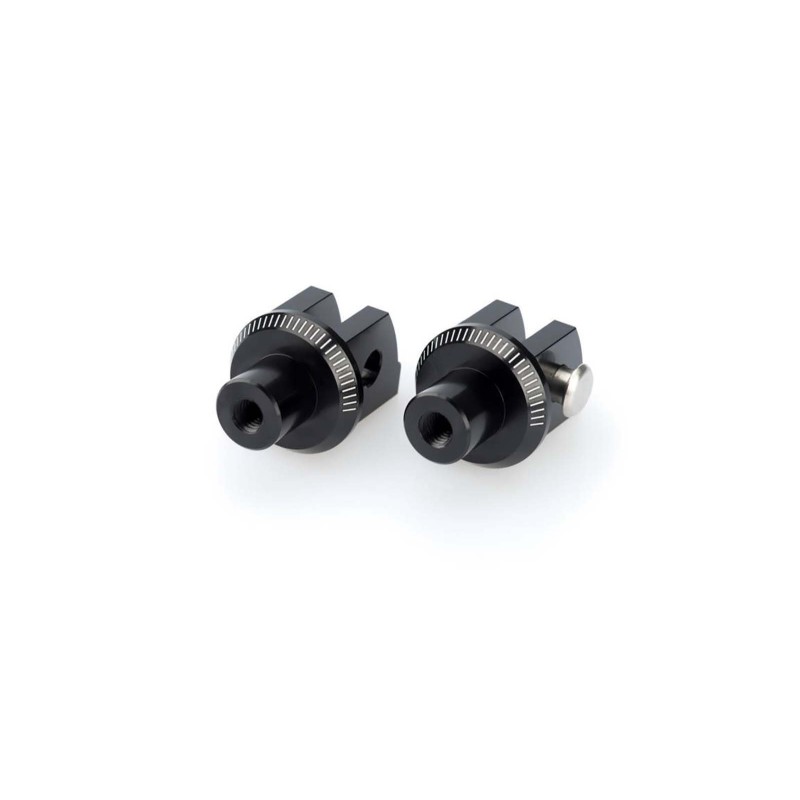 Adaptateurs de repose-pieds fixes Puig pour Yamaha Tracer 900 GT 18/20, noir