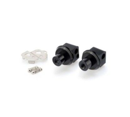 Adaptateurs de repose-pieds passager fixes Puig pour BMW G650 GS 11-16, noir