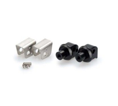 Adaptateurs de repose-pieds passager fixes Puig pour BMW F850 GS Adventure 19/23, noir