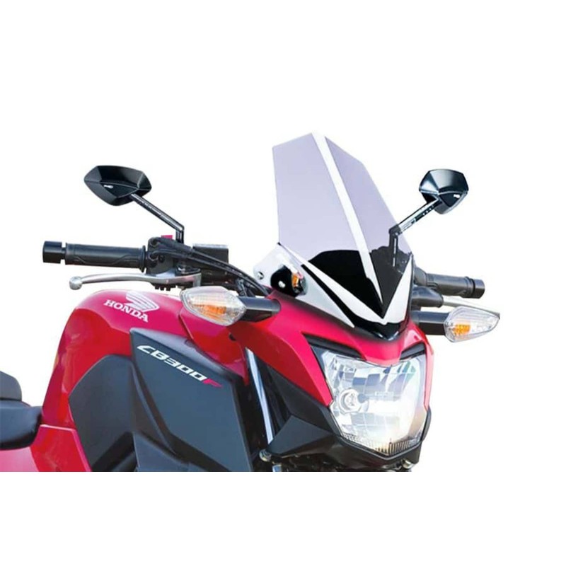 puig naked ng sport windshield for honda cb300f 15 20 clear