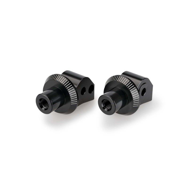 Adaptateurs Puig pour repose-pieds passager fixes Honda NT1100 22/25, noir