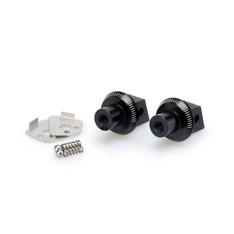 puig fixed passenger pegs adapters for suzuki dl1050xt v strom 20 23 black