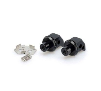 puig fixed passenger pegs adapters for triumph tiger 800 xc 11 14 black