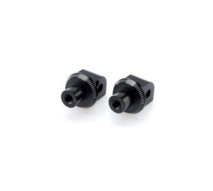 Adaptateurs de repose-pieds passager fixes Puig pour Yamaha T-Max 530 12-16, noir