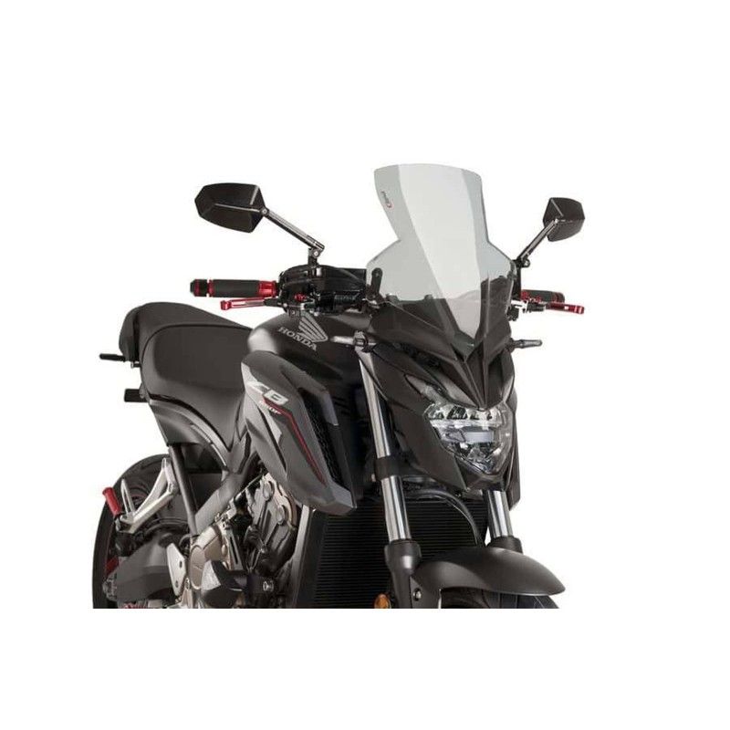 Cupula deportiva Puig Naked NG para Honda CB650F 14-18 ahumada clara