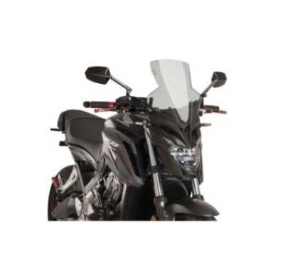 CUBIERTA PUIG NAKED NG SPORT HONDA CB650F 14-18 HUMO CLARO