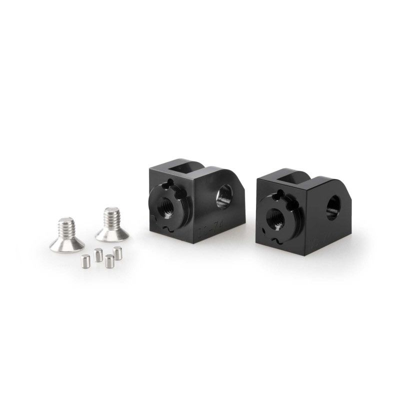 puig adjustable rider rest adapters yamaha mt-07 y-amt 2025 black