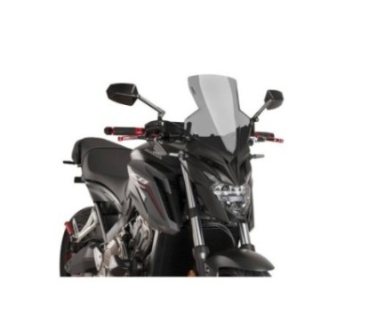 PANTALLA PUIG NAKED NG SPORT HONDA CB650F 14-18 HUMO OSCURO