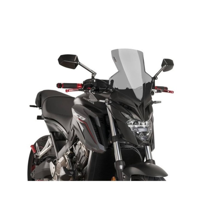 PANTALLA PUIG NAKED NG SPORT HONDA CB650F 14-18 HUMO OSCURO