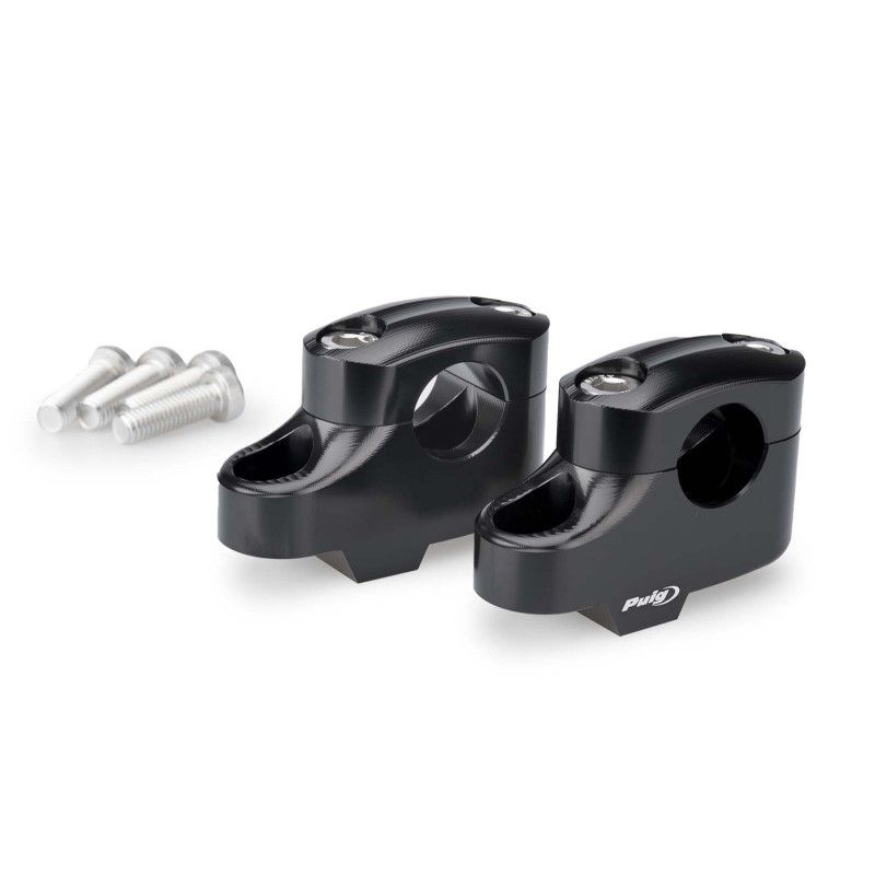 Rehausseurs de guidon Puig pour BMW F800 GS 2024-2025, noir-21811N