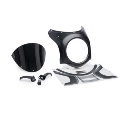 Semicarenado Puig para Honda CB650R Neo Sports Cafe 24-25 negro-carbono