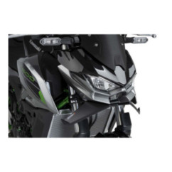 Becquet avant Puig Downforce Naked pour Kawasaki Z500 SE 2024-25, look carbone