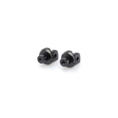 puig fixed rider pegs adapters for suzuki gsx s750 17 21 black