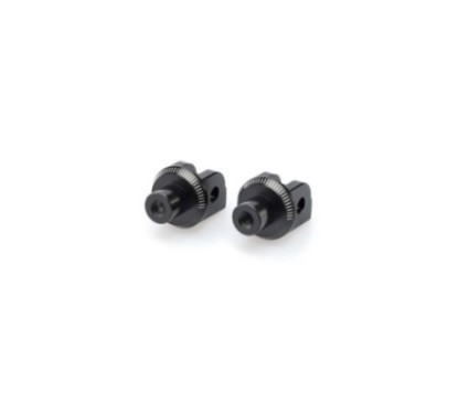 Adaptateurs de repose-pieds fixes Puig pour Suzuki GSX-S750 17-21, noirs