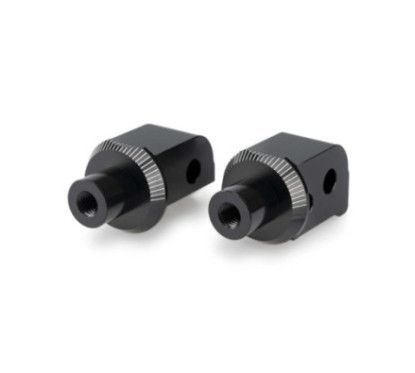 puig fixed passenger pegs adapters aprilia rs 457 24-25 black