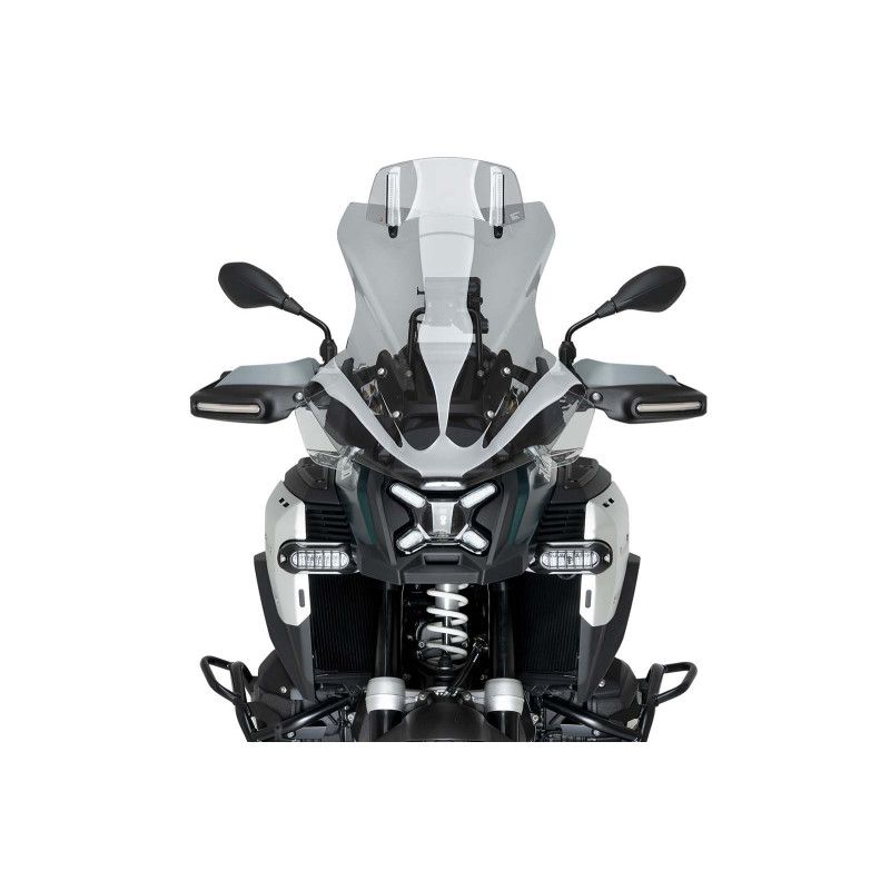 puig cupolino touring-visor without radar bmw r1300 gs triple black 23-25 light smoke