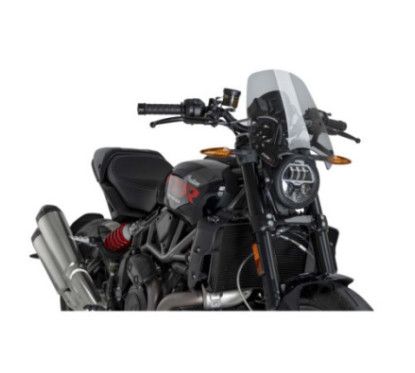puig naked ng sport screen for indian ftr1200 rally 23-25 light smoke