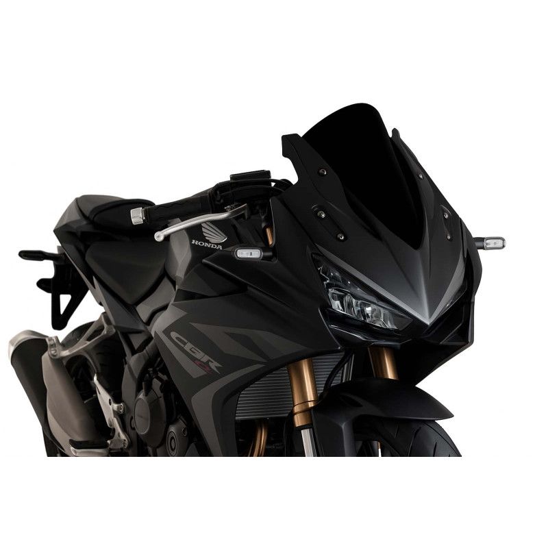 puig z-racing windshield for honda cbr500r 19-25 black