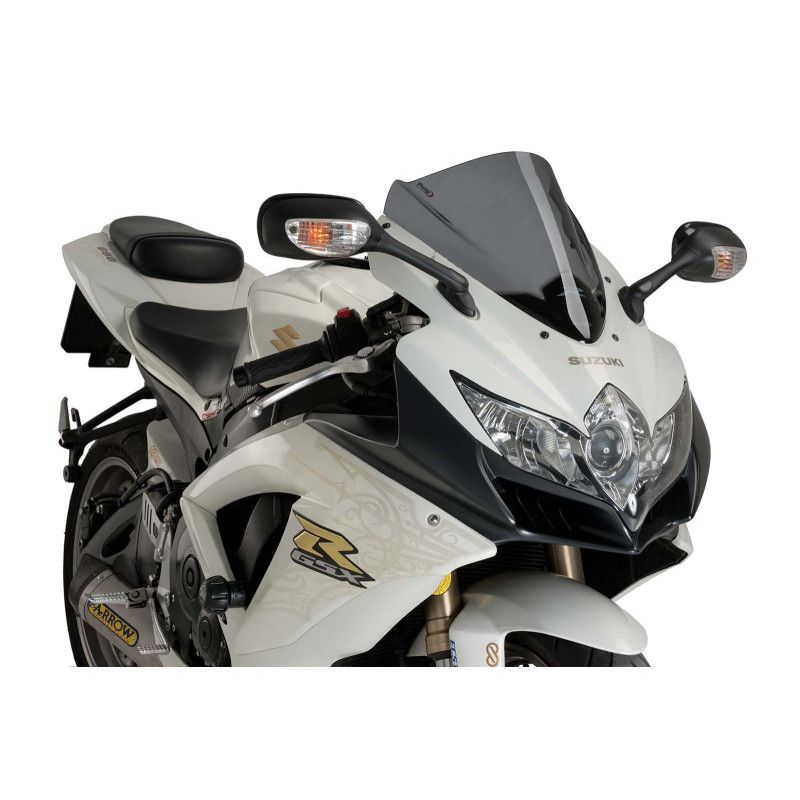 puig z-racing windshield for suzuki gsx-r750 08-10 dark smoke