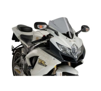puig z-racing windshield for suzuki gsx-r750 08-10 light smoke