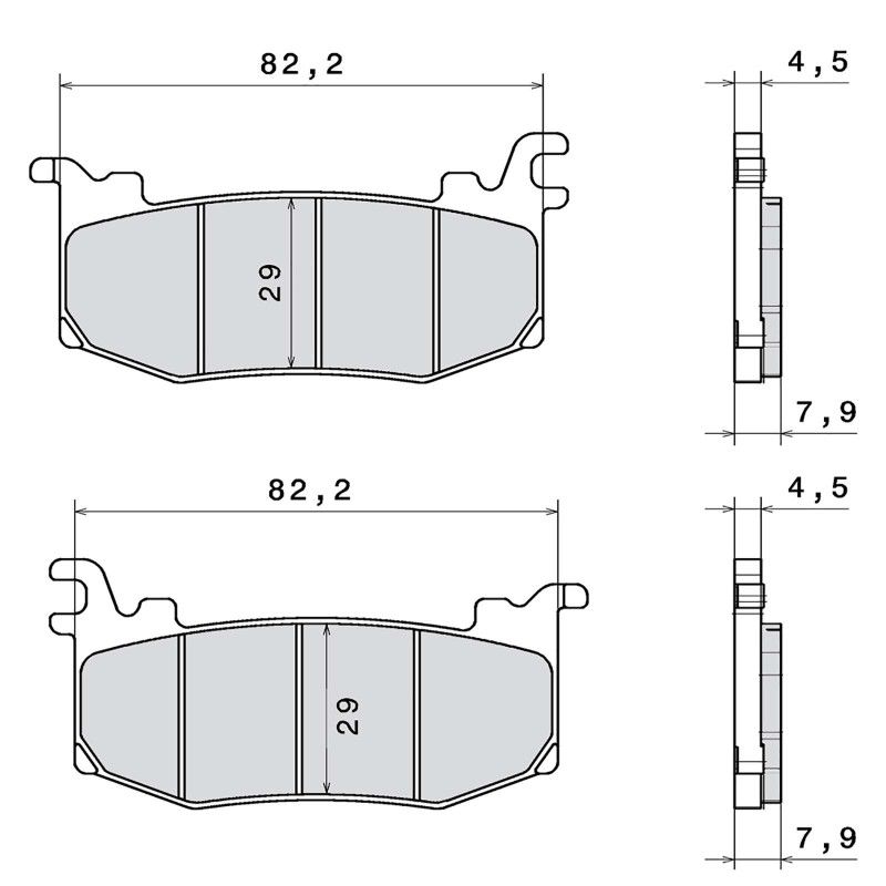 Plaquettes de frein Brembo Z04 pour Ducati Panigale V4 2025