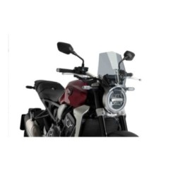 Pare-brise PUIG NAKED NG SPORT pour Honda CB650R Neo Sports Cafe 19-20, teinte fumEe claire