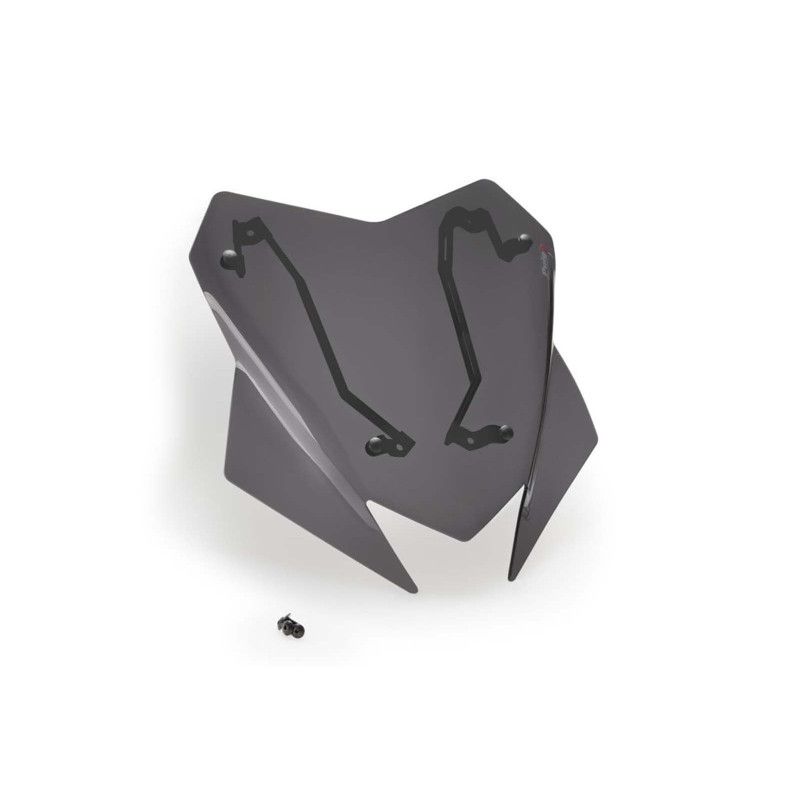puig sport windshield for ducati multistrada v4 rally 2025 dark smoke