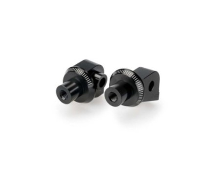 Adaptateurs de repose-pieds fixes Puig pour Yamaha XT1200ZE Super Tenere 19/20, noir