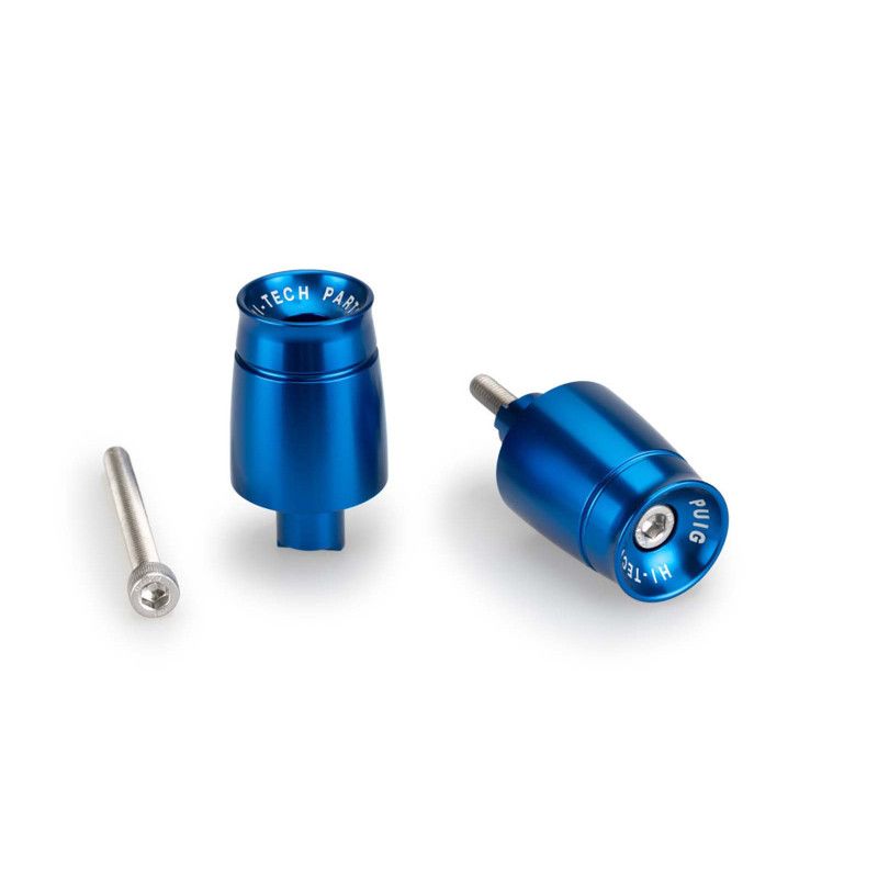 Embouts de guidon Puig mod. sport Kawasaki Z650 2025 bleu